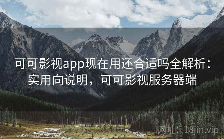 可可影视app现在用还合适吗全解析：实用向说明，可可影视服务器端