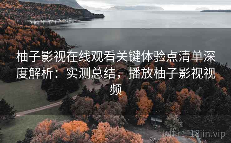 柚子影视在线观看关键体验点清单深度解析：实测总结，播放柚子影视视频